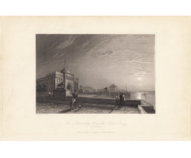 1836 год. Адмиралтейство, Дворцовая набережная, С-Петербург