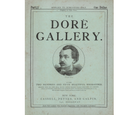 1860-е гг. Прижизненный портрет Гюстава Доре - продажа антикварной гравюры