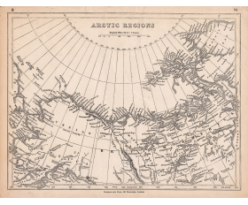 1853 год. Старинная карта русской Аляски