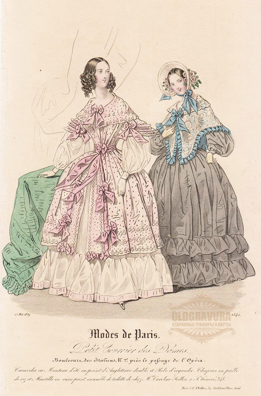 Женская мода 1815 года картинки