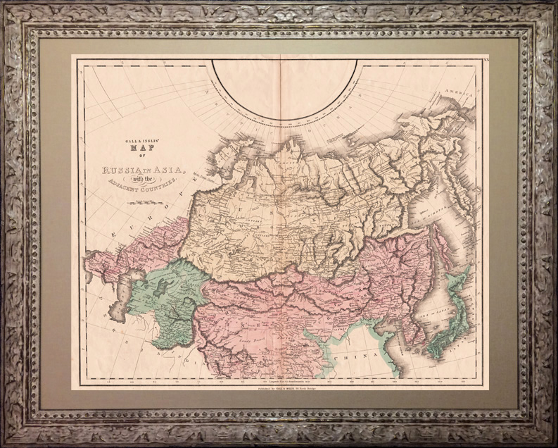 Карта 1850 года